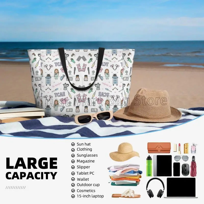 Extra Large Nurse Beach Tote