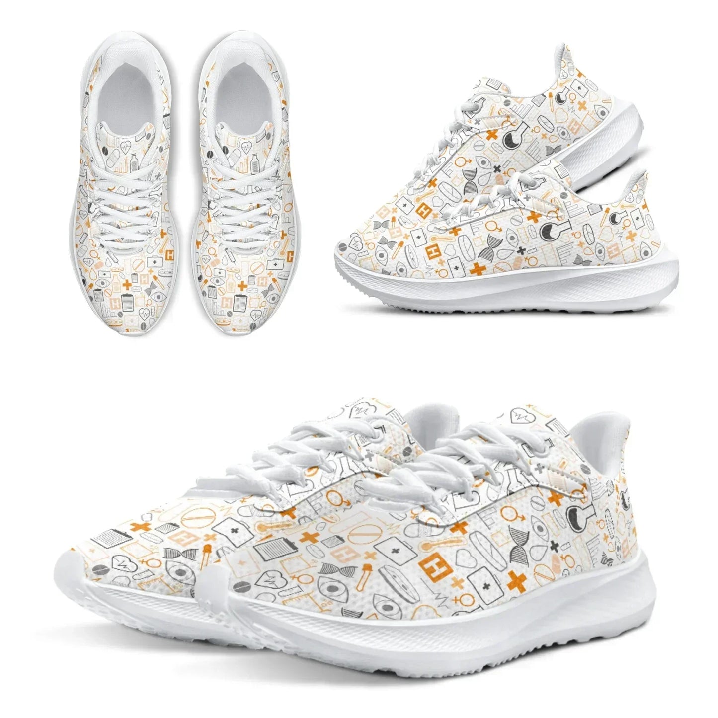 Medical Print Running Shoes