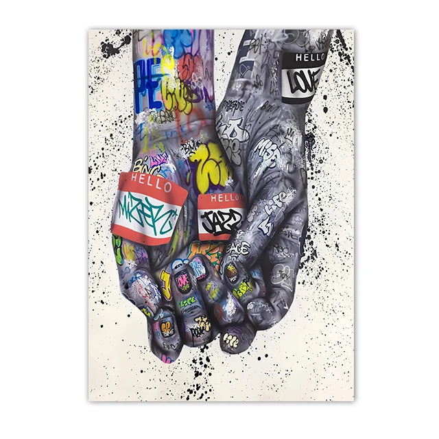 Pop Graffiti Canvas Print