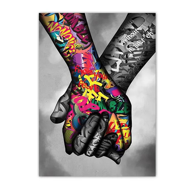 Pop Graffiti Canvas Print