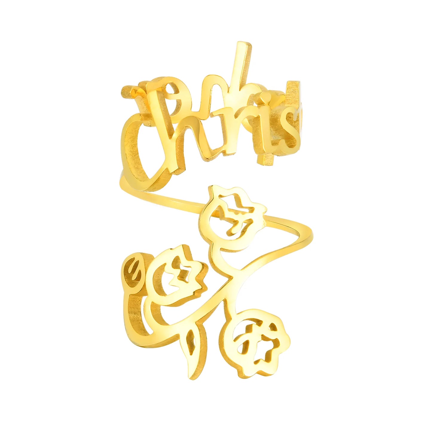 Birthflower Stethoscope Name Tag