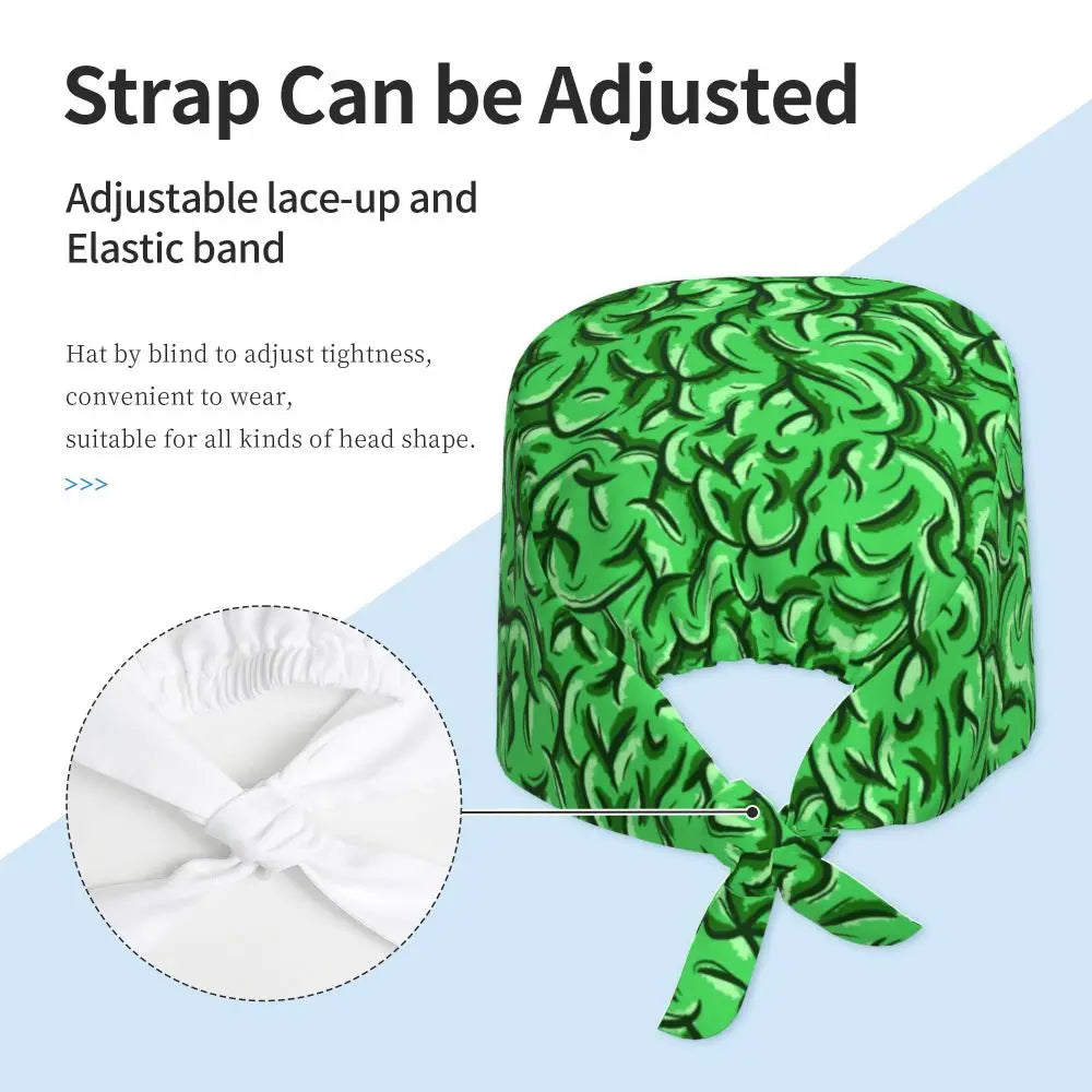 Brain Pattern Scrub Cap