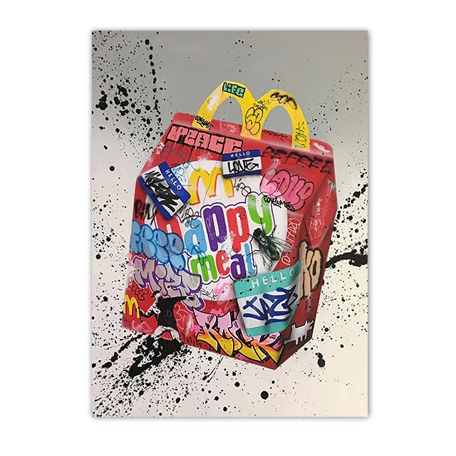 Pop Graffiti Canvas Print