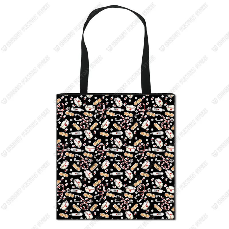 Nurse Angel Canvas Tote
