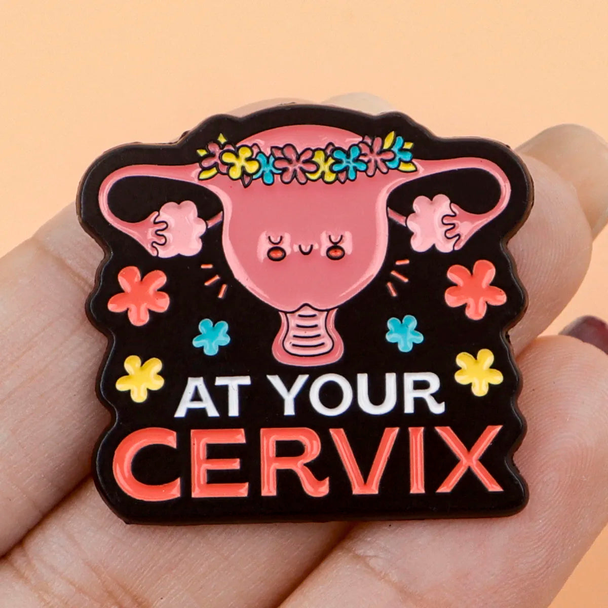 Uterus Enamel Pin