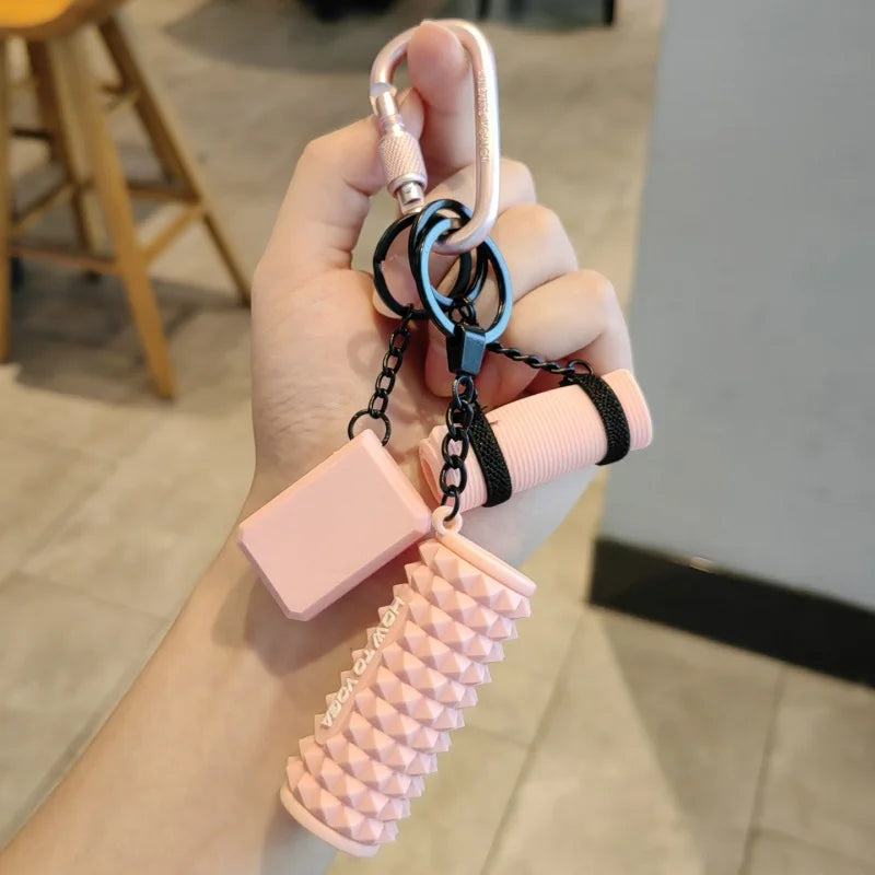 Mini Yoga Mat Keyring
