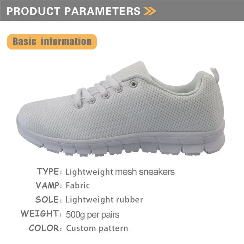Medical Bear Print Sneakers