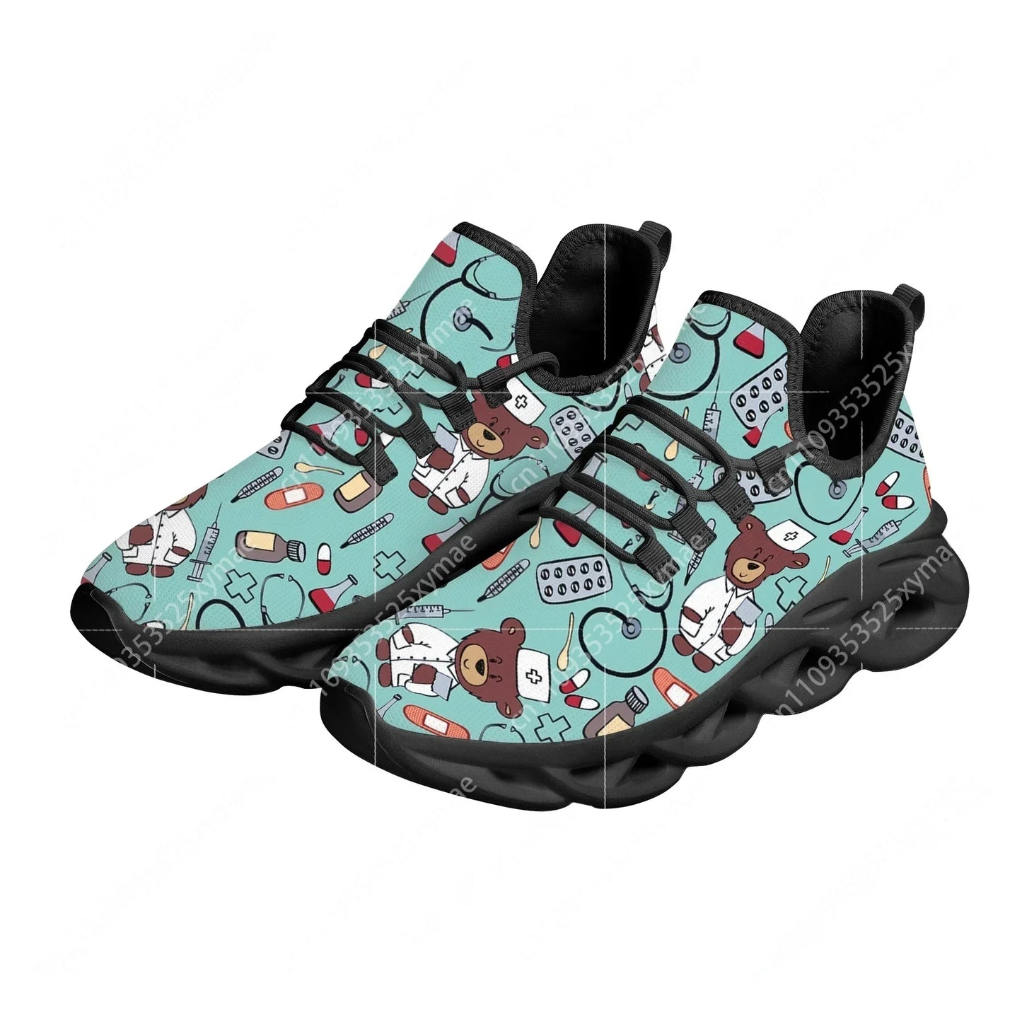 Pink Cartoon Nurse Trainers