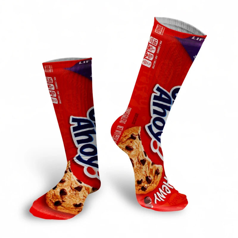 Potato Chip Print Socks