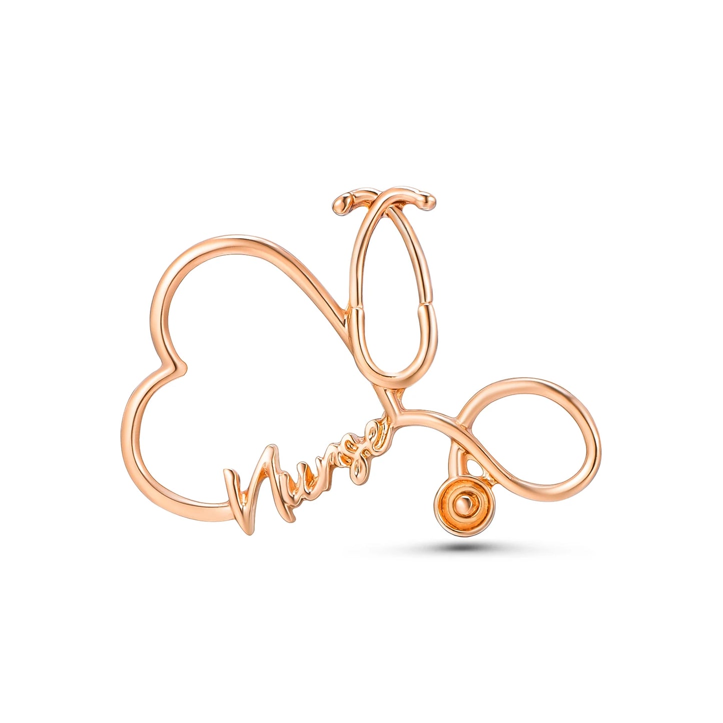Nurse Stethoscope Brooch Pin