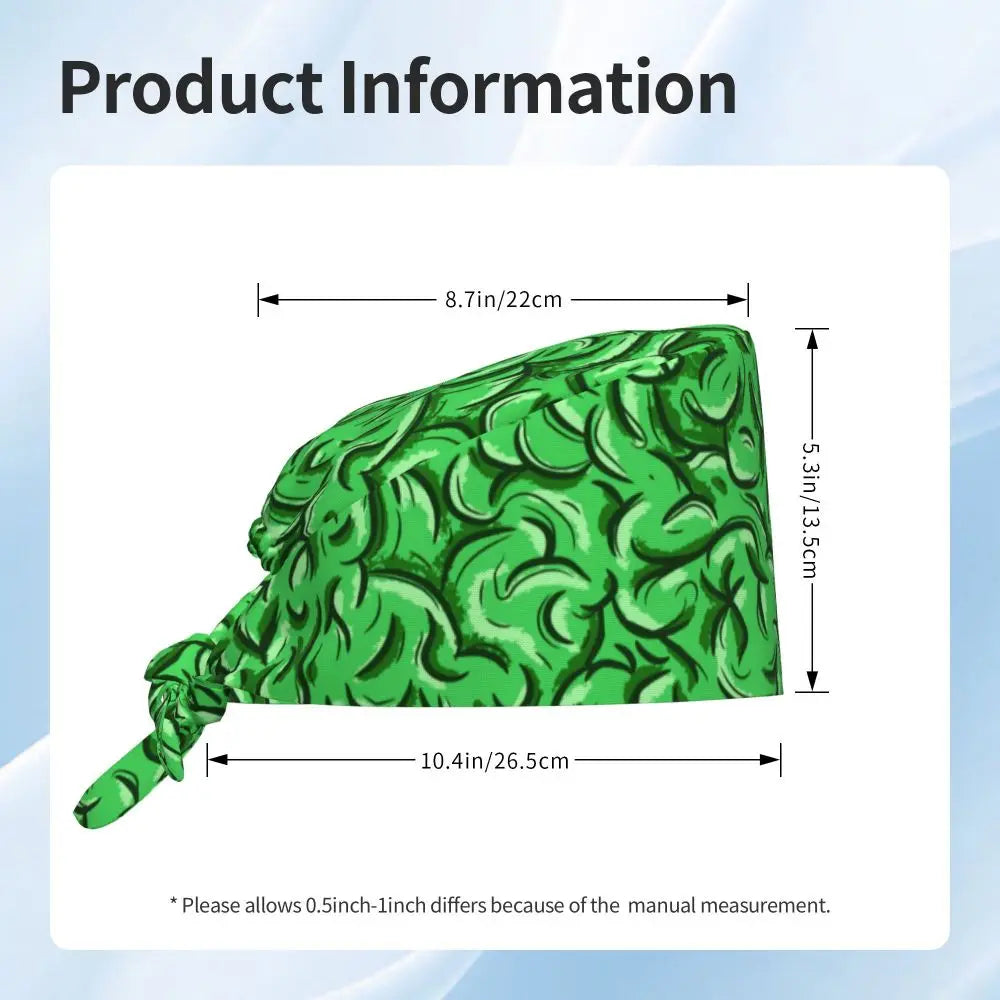 Brain Pattern Scrub Cap