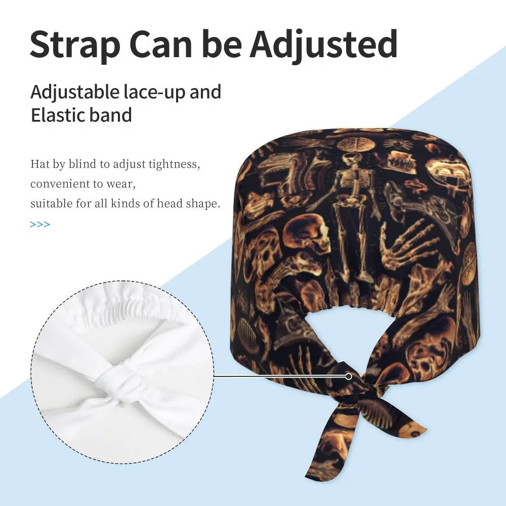 Human Anatomy Scrub Cap
