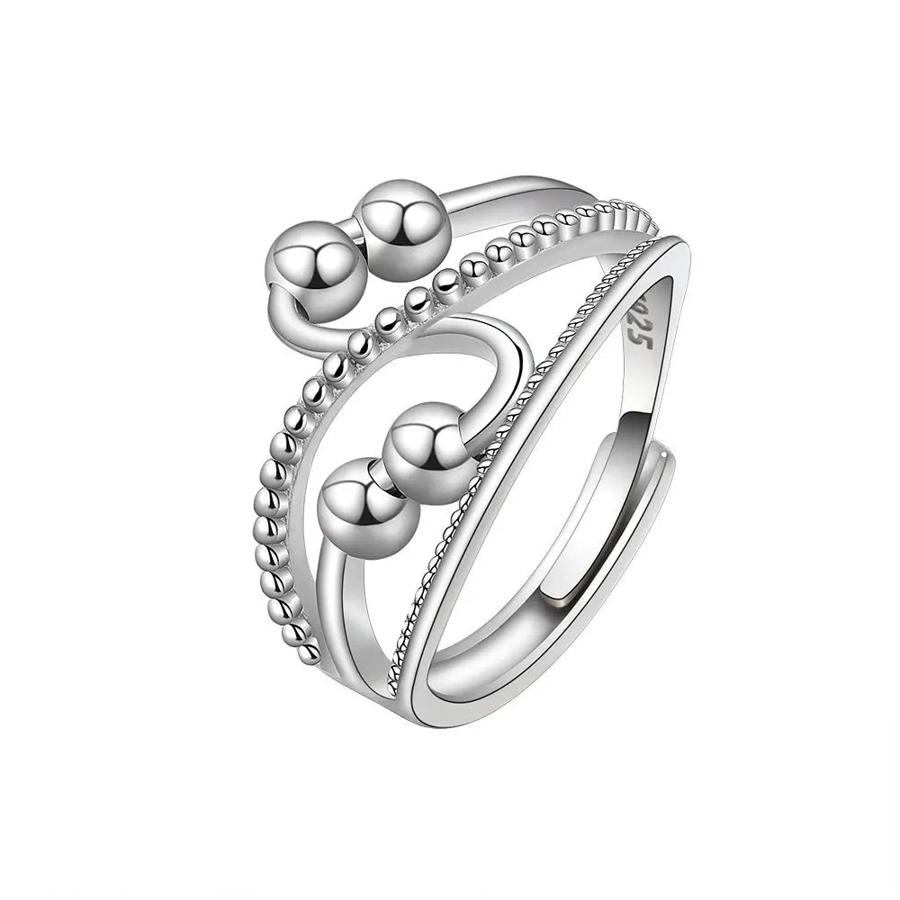 Anti-Stress Spinning Knuckle Ring