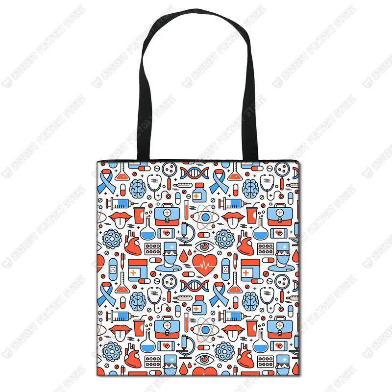 Nurse Angel Canvas Tote