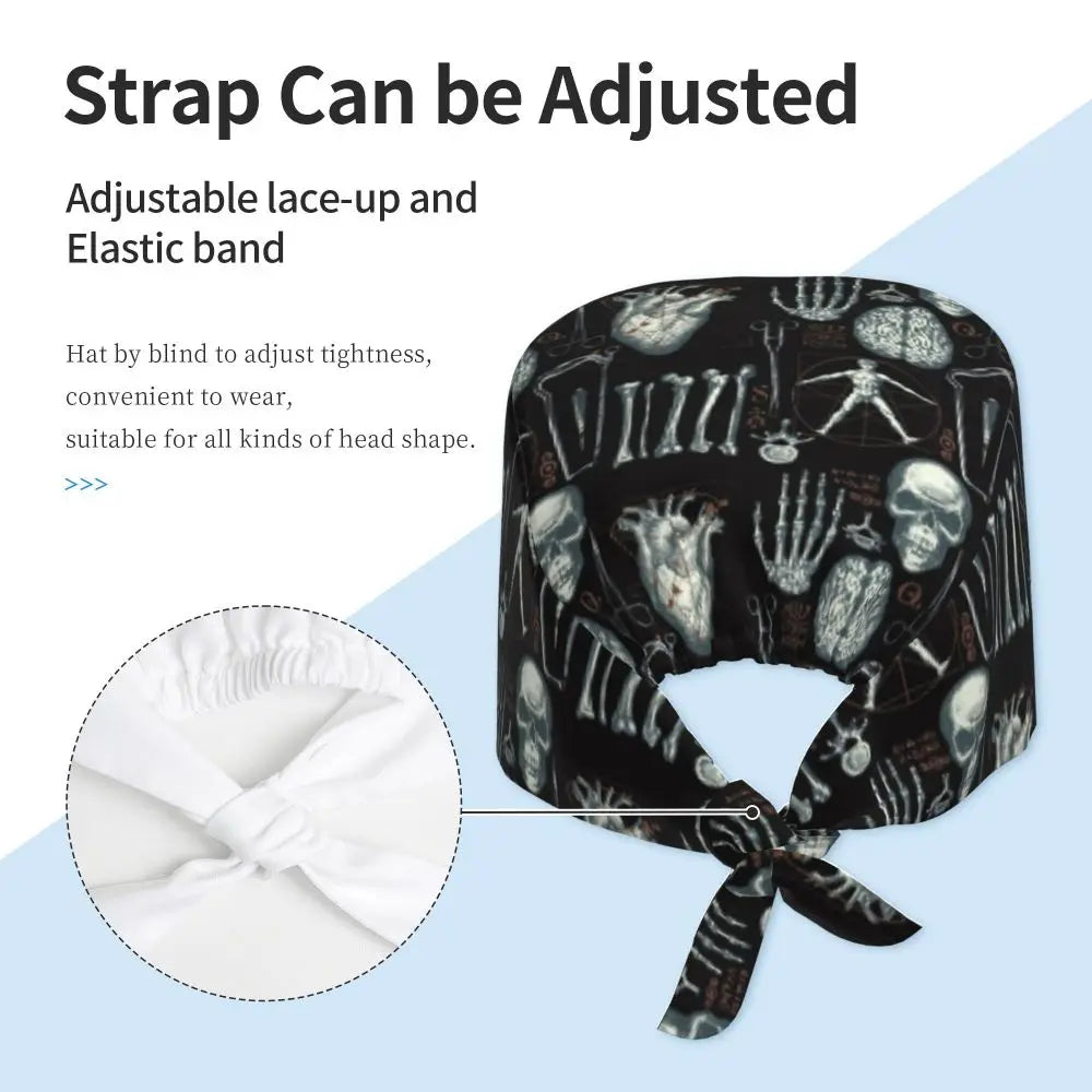 Human Anatomy Scrub Cap