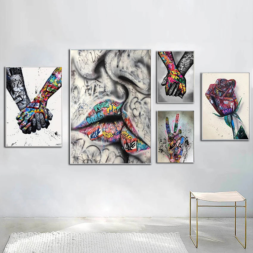 Pop Graffiti Canvas Print