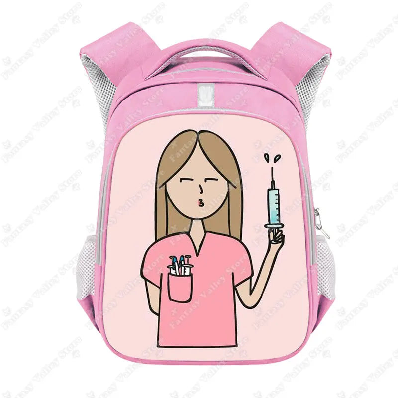 ECG Print School Backpack