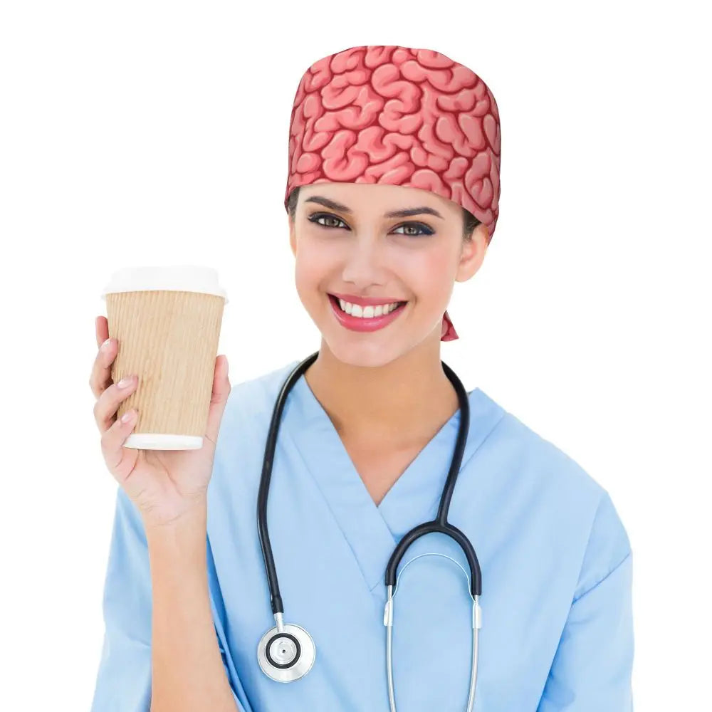 Brain Pattern Scrub Cap