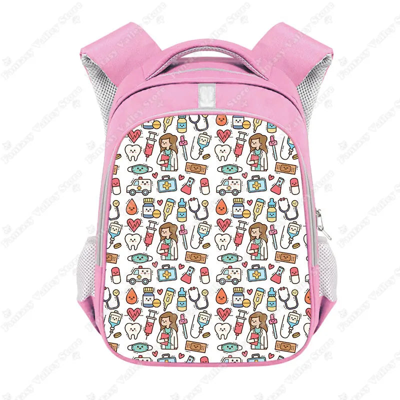 ECG Print School Backpack