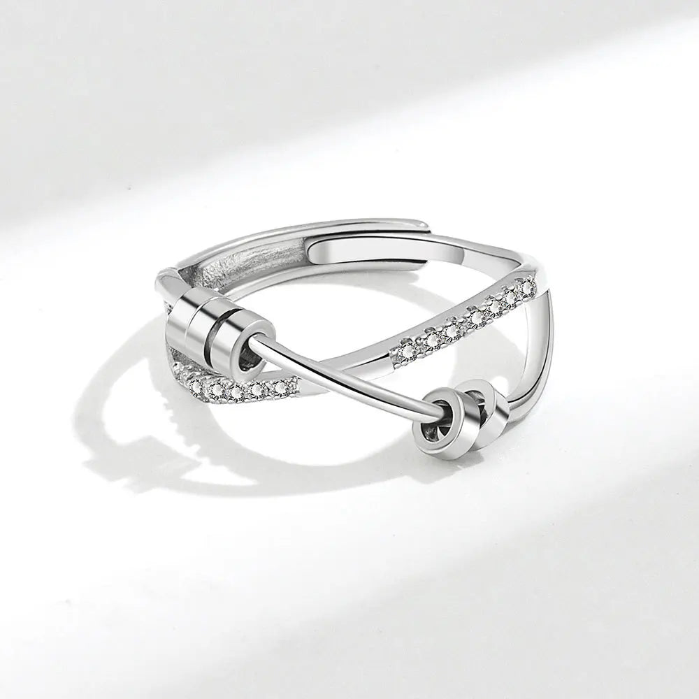 Anti-Stress Spinning Knuckle Ring