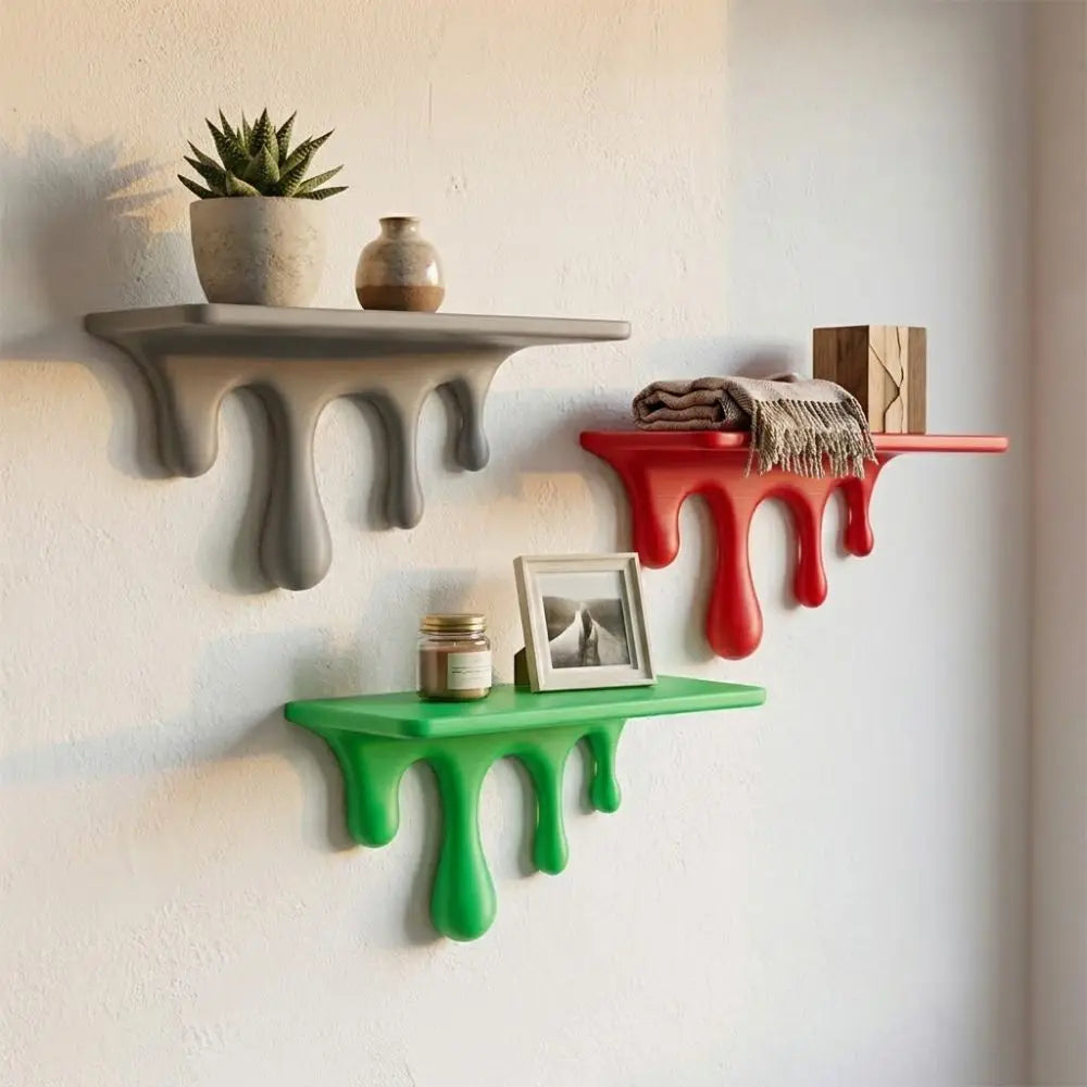 Melting Drip Wall Shelf