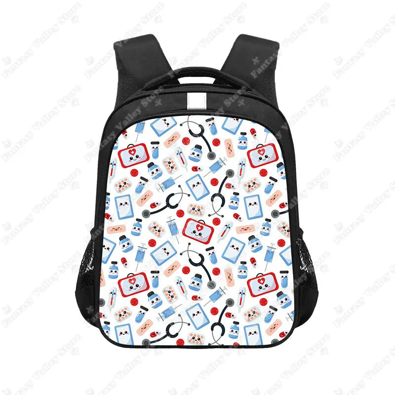 ECG Print School Backpack