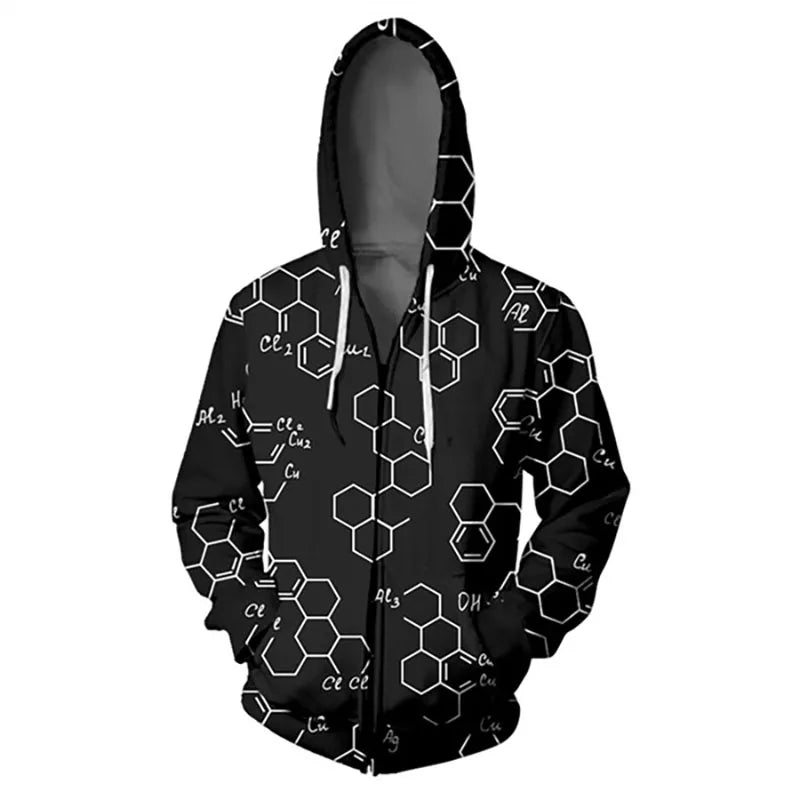 Science Formula Zip Hoodie