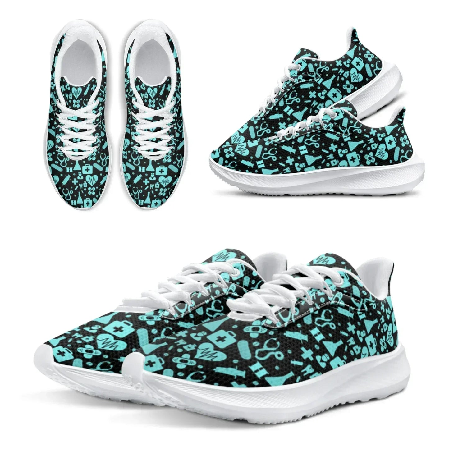 Medical Print Running Shoes