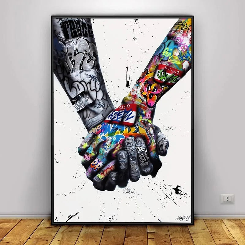 Pop Graffiti Canvas Print