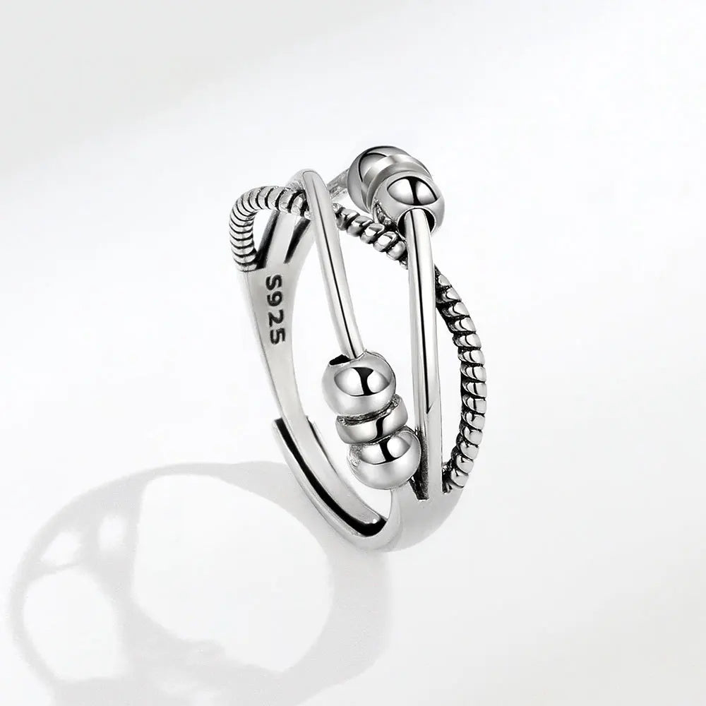 Anti-Stress Spinning Knuckle Ring