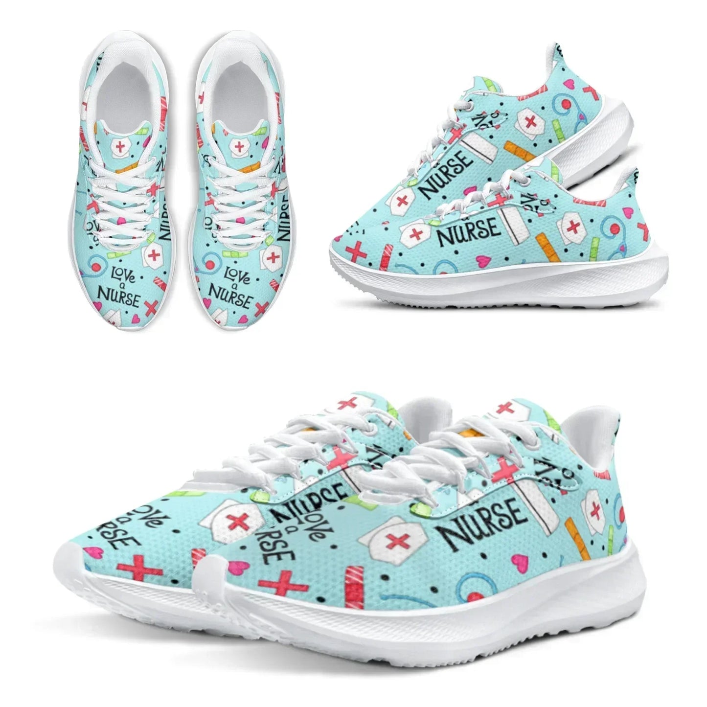 Medical Print Running Shoes