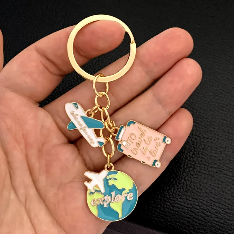 Travel Enamel Keyring