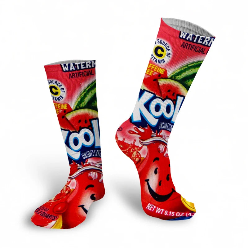 Potato Chip Print Socks