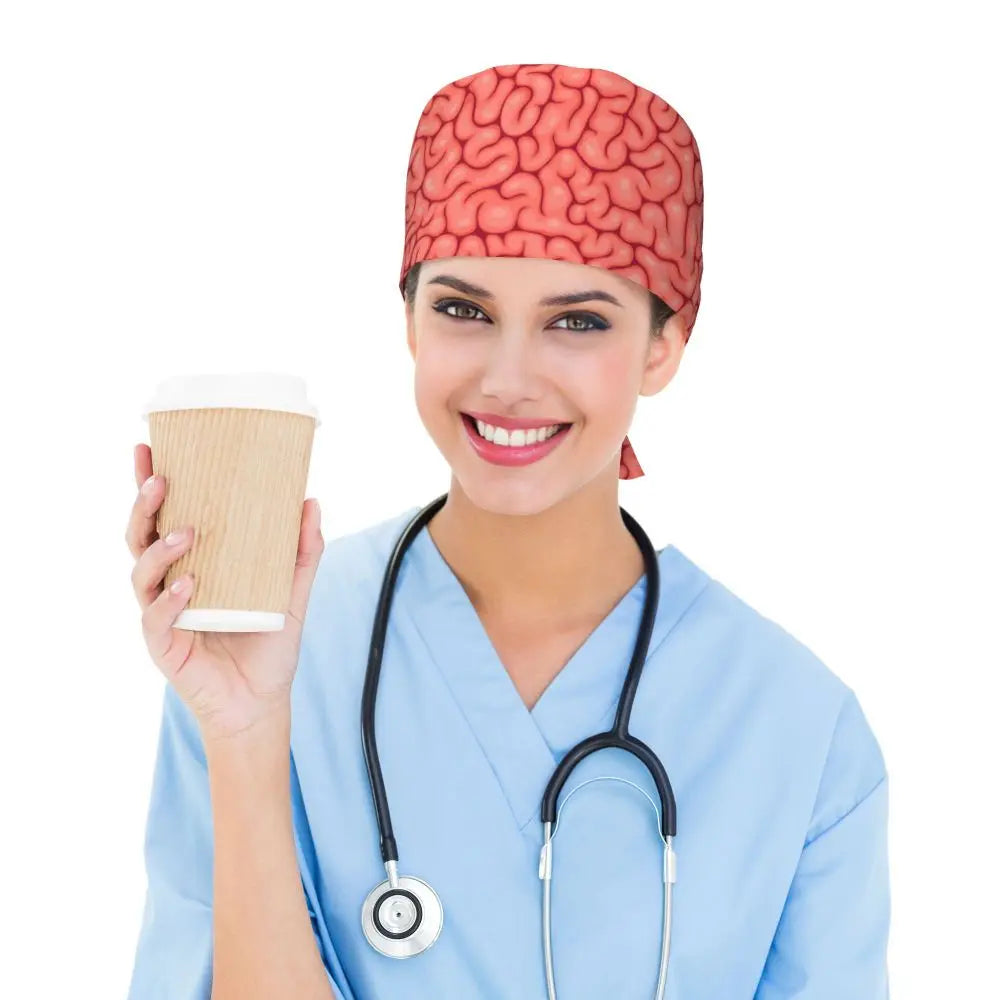 Brain Pattern Scrub Cap
