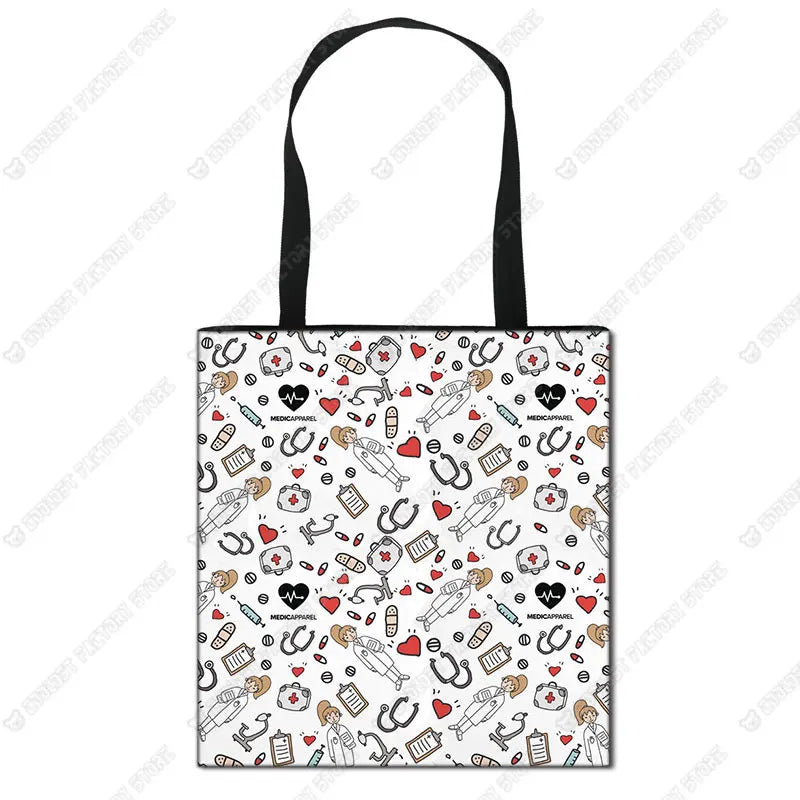 Nurse Angel Canvas Tote