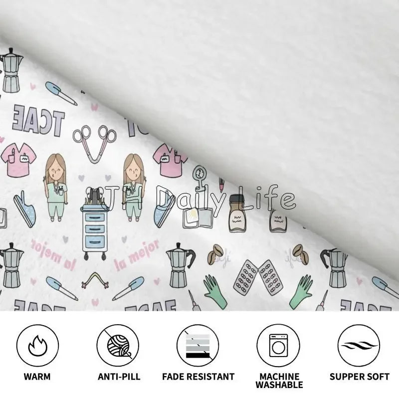 Nurse Wearable Blanket Hoodie