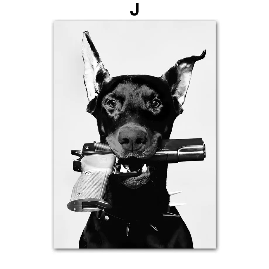 Paris Fashion Girl Black & White Canvas Art