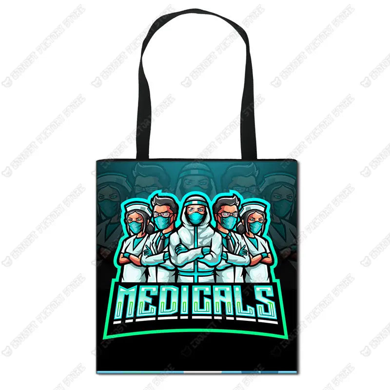 Nurse Angel Canvas Tote