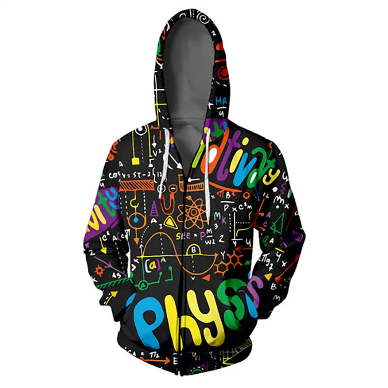 Science Formula Zip Hoodie