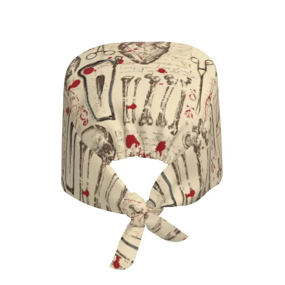 Anatomy Print Nursing Work Cap