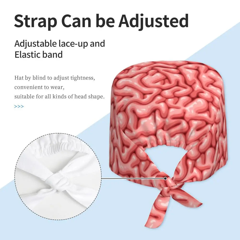 Brain Pattern Scrub Cap