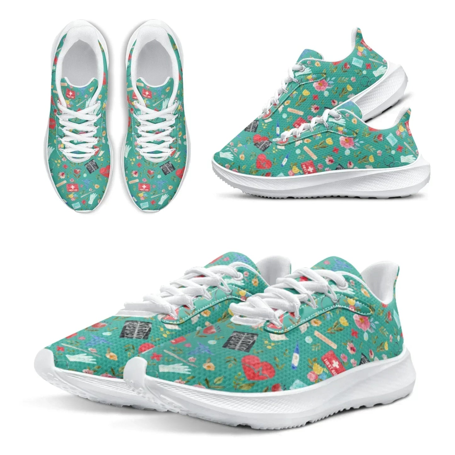 Medical Print Running Shoes