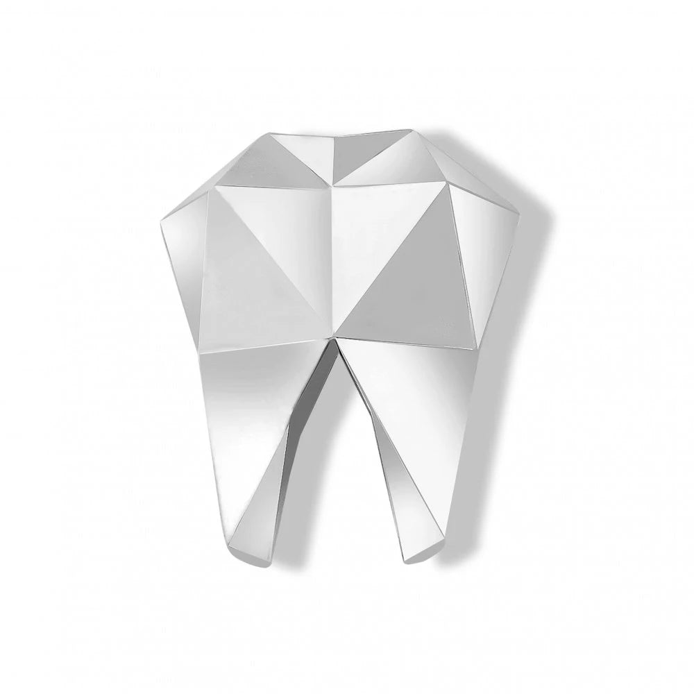 Tooth-Shaped Medical Brooch Pin