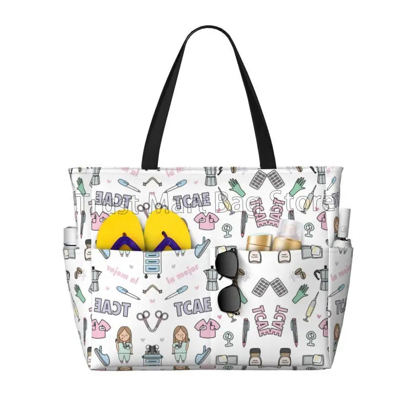 Extra Large Nurse Beach Tote