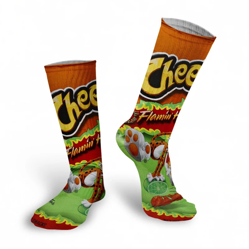 Potato Chip Print Socks
