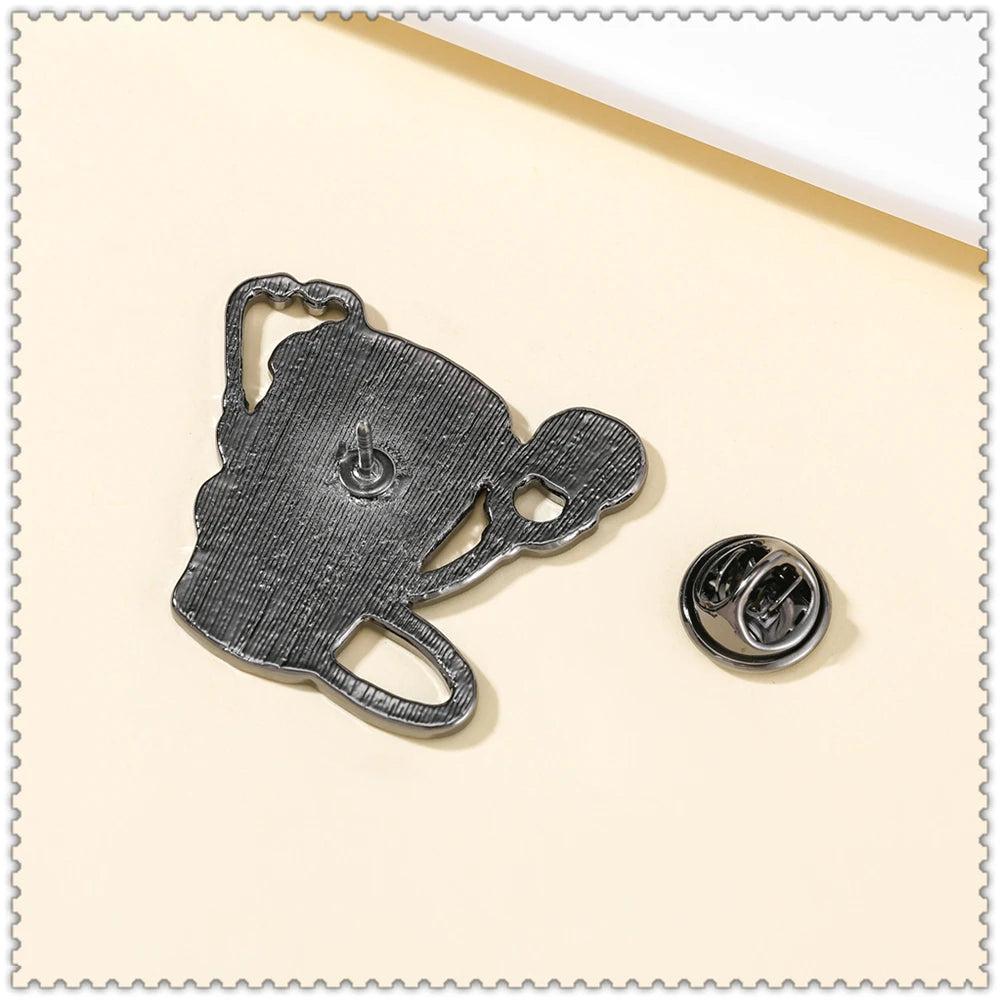 Stethoscope Coffee Enamel Pin