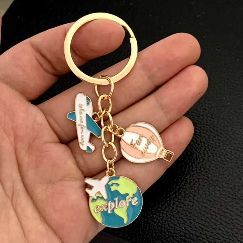 Travel Enamel Keyring