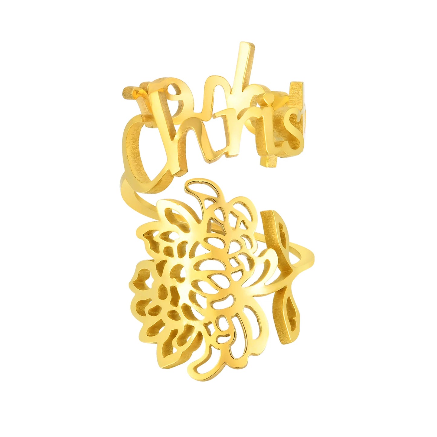 Birthflower Stethoscope Name Tag