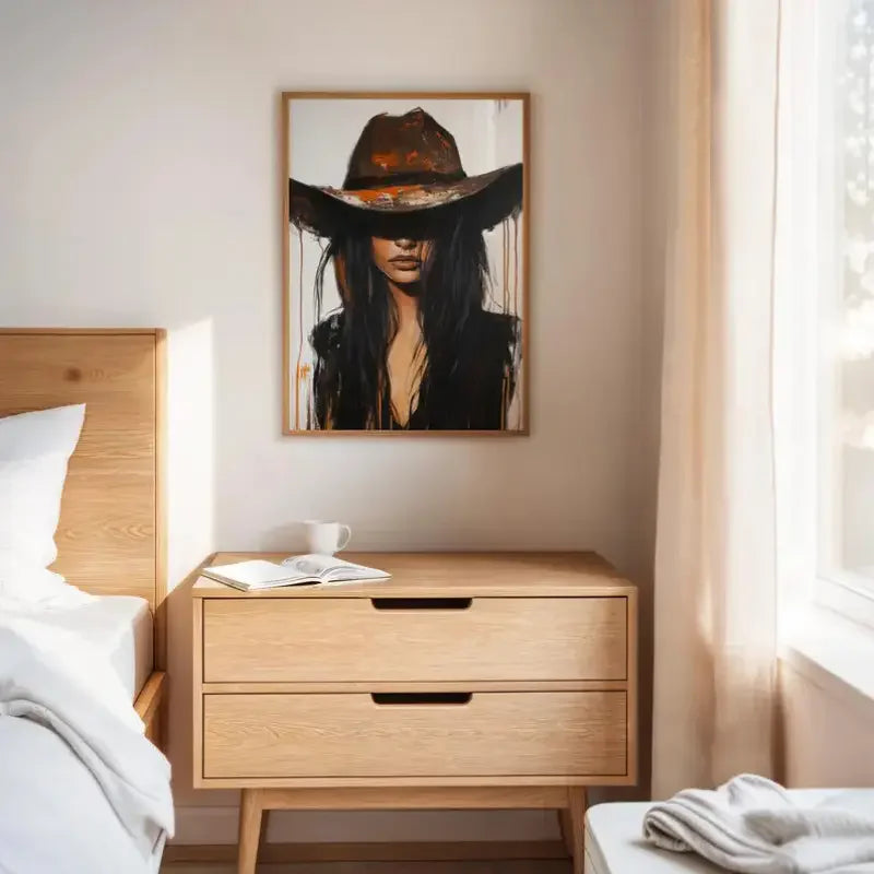 Cowgirl Portrait Canvas Print