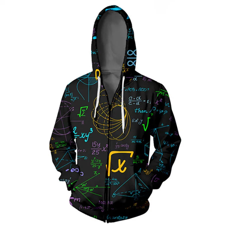 Science Formula Zip Hoodie